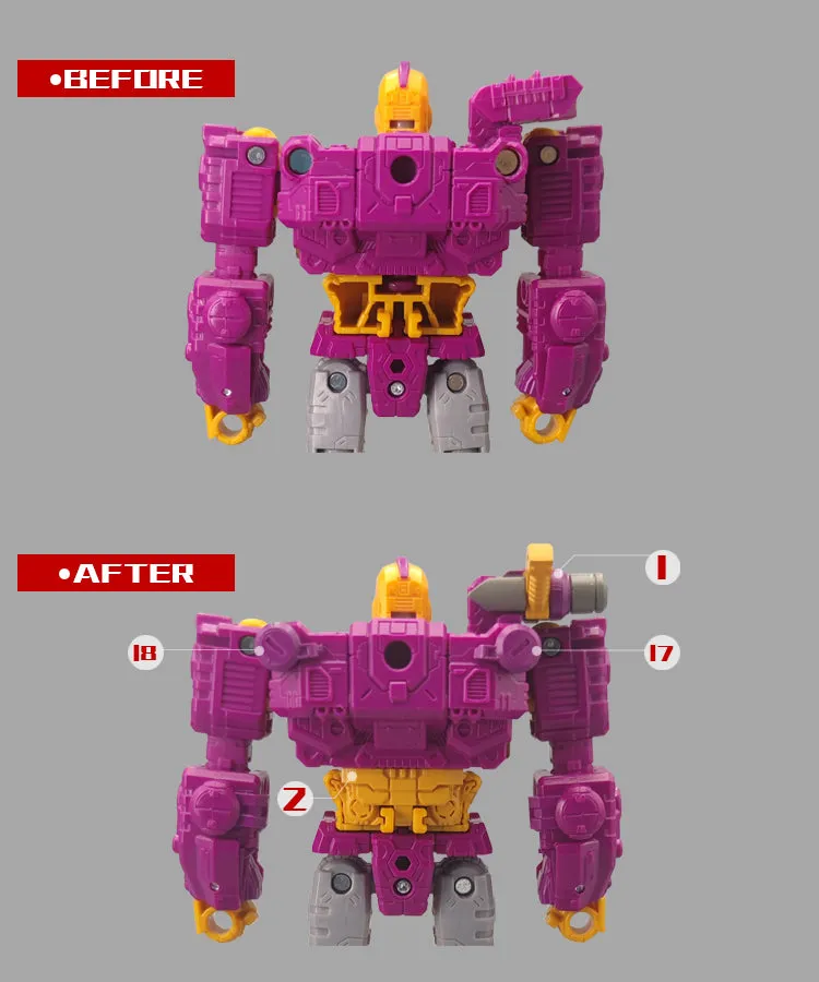 Go Better Studio GX-05WK GX05WK Uptrade Kit for Legacy Wreck 'N Rule Collection Comic Universe Wreckers Impactor ( Upgrade Kit  Gap Fillers)