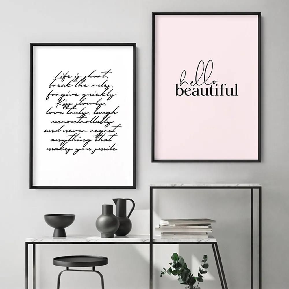 Hello Beautiful - Art Print