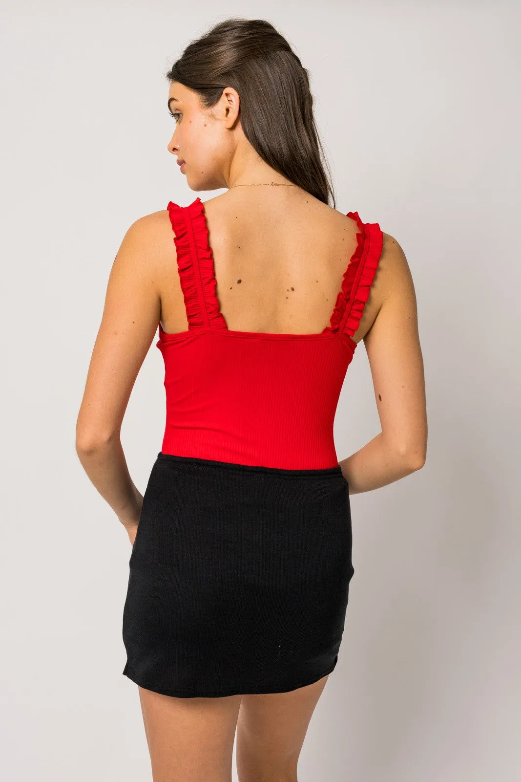 Judith Ruffle Bodysuit