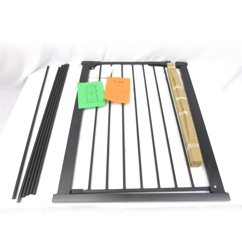 KidCo Tall & Wide Auto Close Gateway Pressure Mounted Gate - Black (79447) (Open Box)
