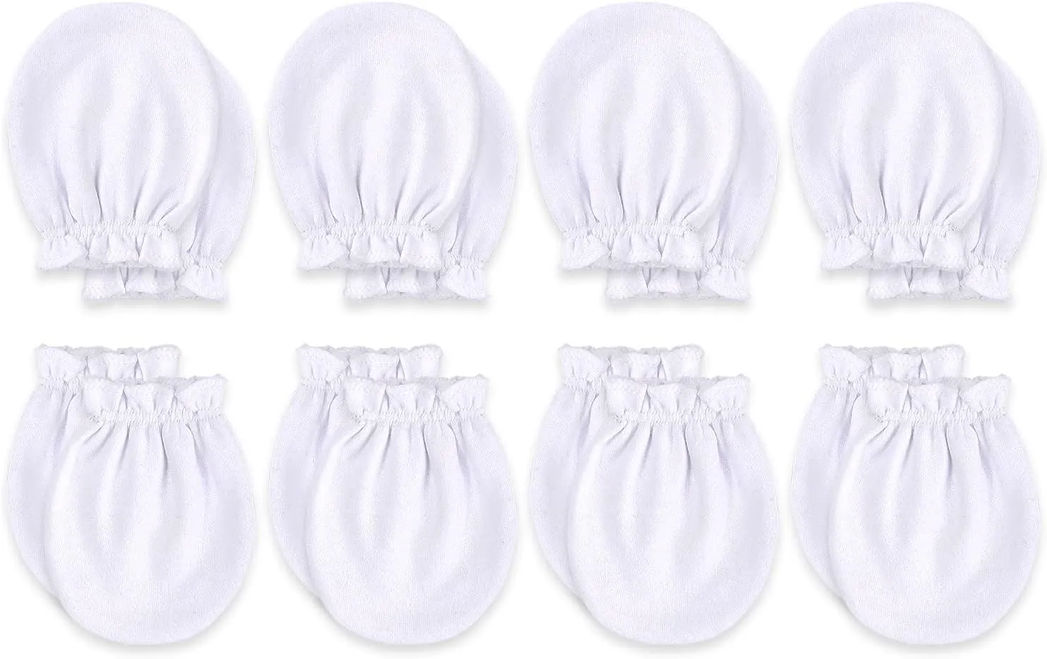 KiddyCare Hand Mittens No Scratch for Newborn Baby Boy/girl - Infant Gloves Mitts for 0-6 Months - Preemie Mittens for Babies