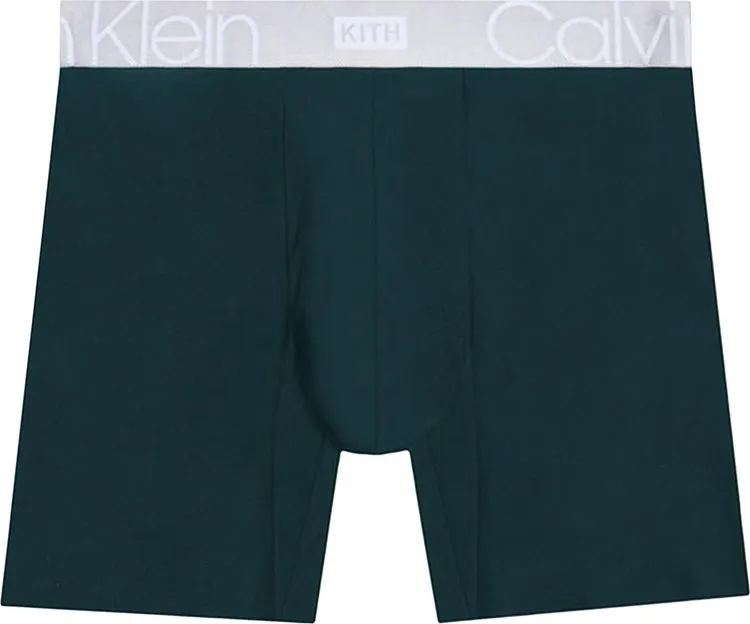 Kith For Calvin Klein Seasonal Boxer Brief 'Scarab', green