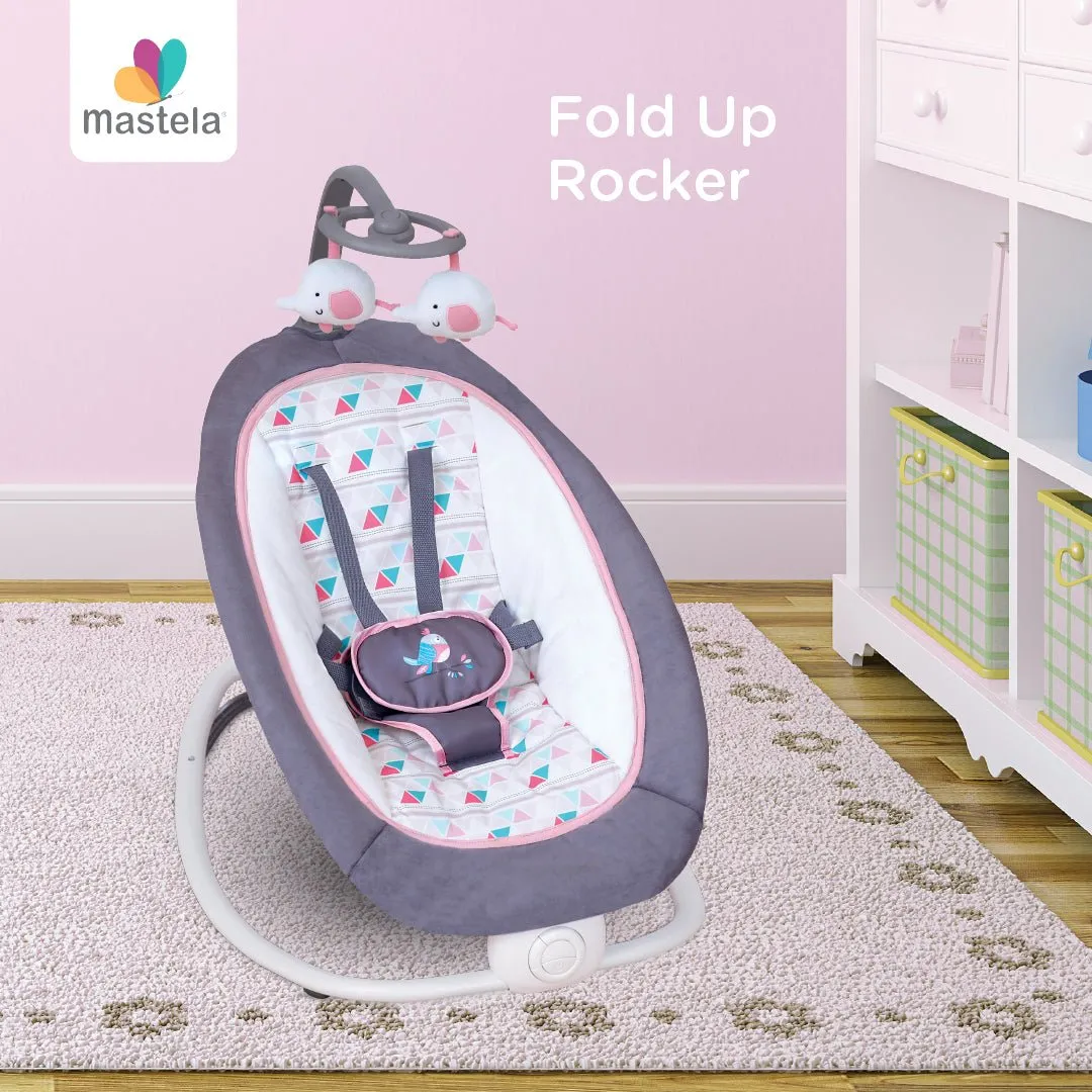 Mastela Fold Up Baby Rocker- Pink