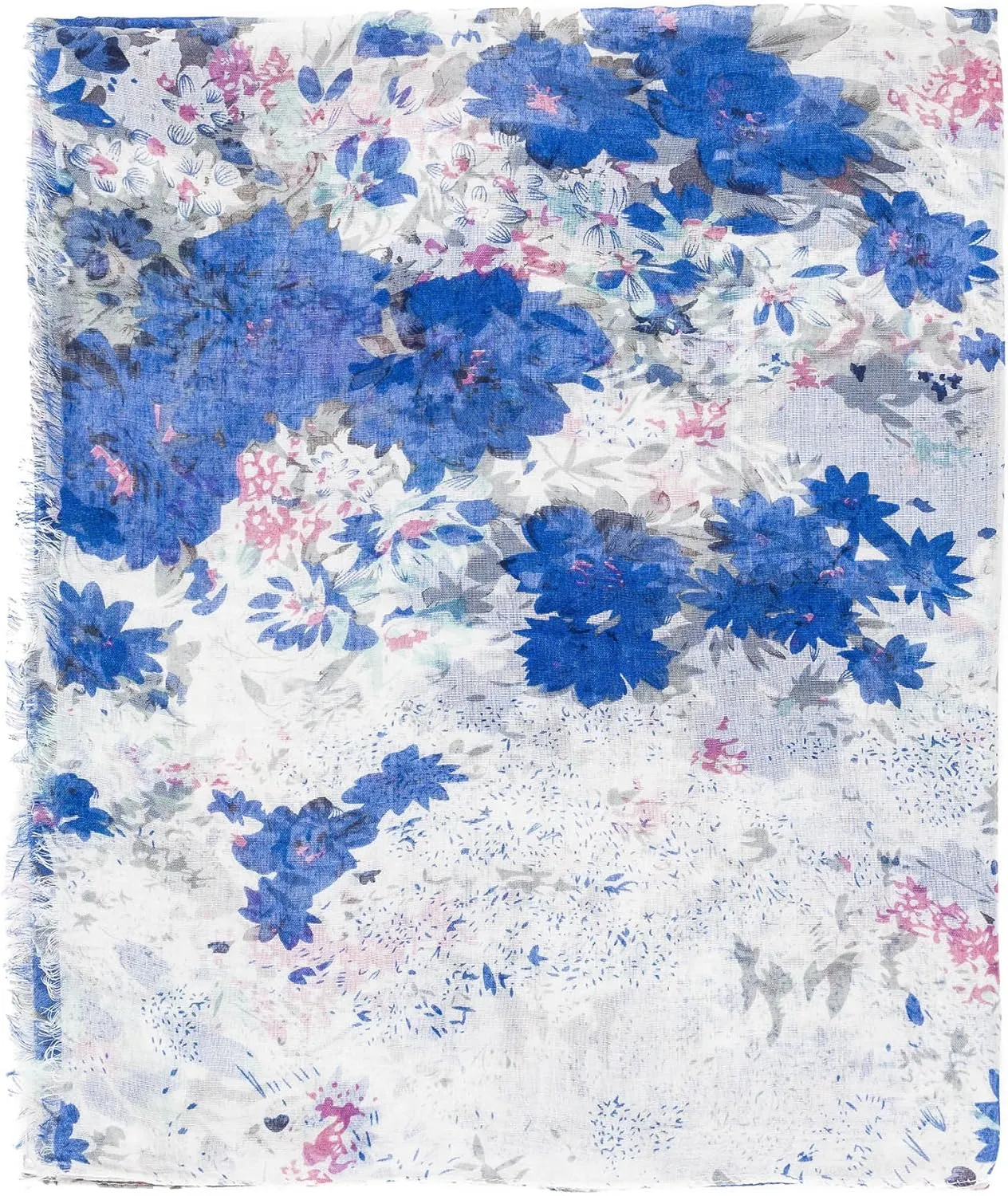 MELIFLUOS DESIGNED IN SPAIN Scarf for Women Lightweight Floral Flower Scarves for Summer Fall Shawl Wrap