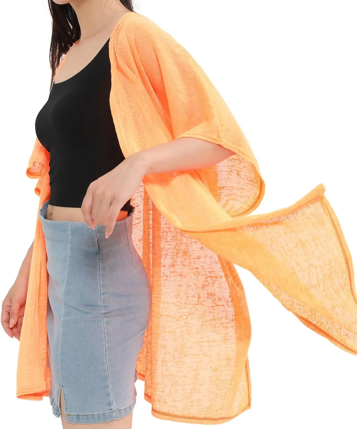 MELIFLUOS DESIGNED IN SPAIN Women's Beach Cover Up Swimsuit Kimono Pareo Sarong Beach Wear Dress for Summer