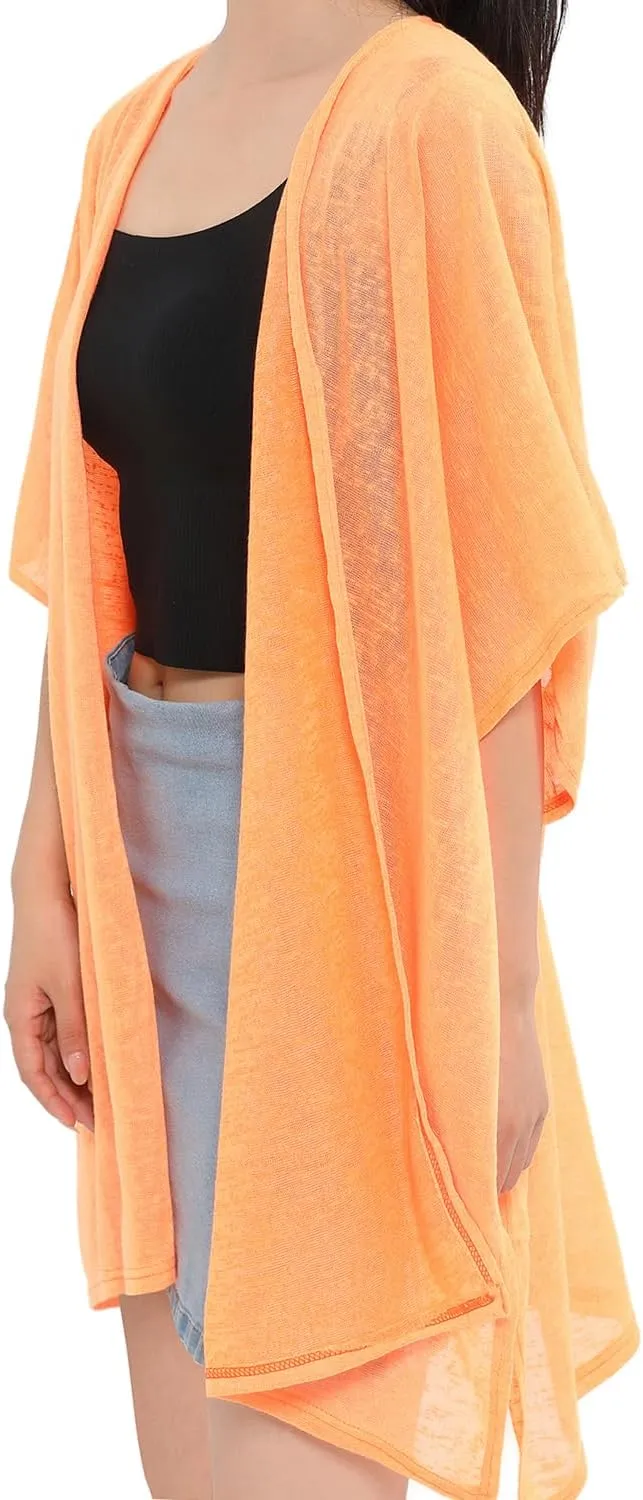 MELIFLUOS DESIGNED IN SPAIN Women's Beach Cover Up Swimsuit Kimono Pareo Sarong Beach Wear Dress for Summer