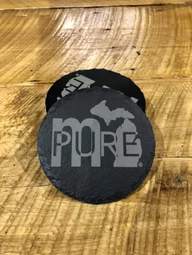 mi PURE Slate Coasters