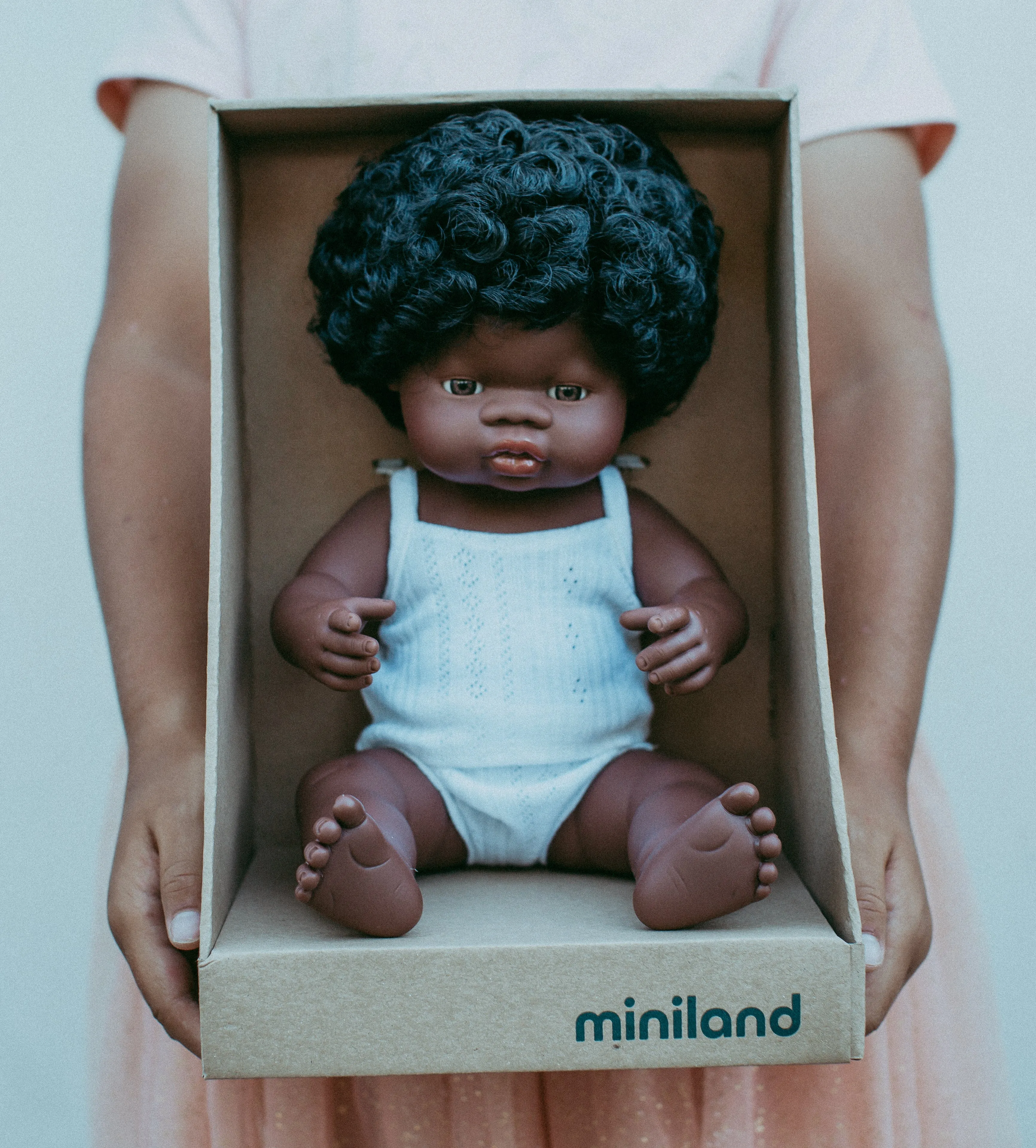 Miniland Doll African Girl 38cm