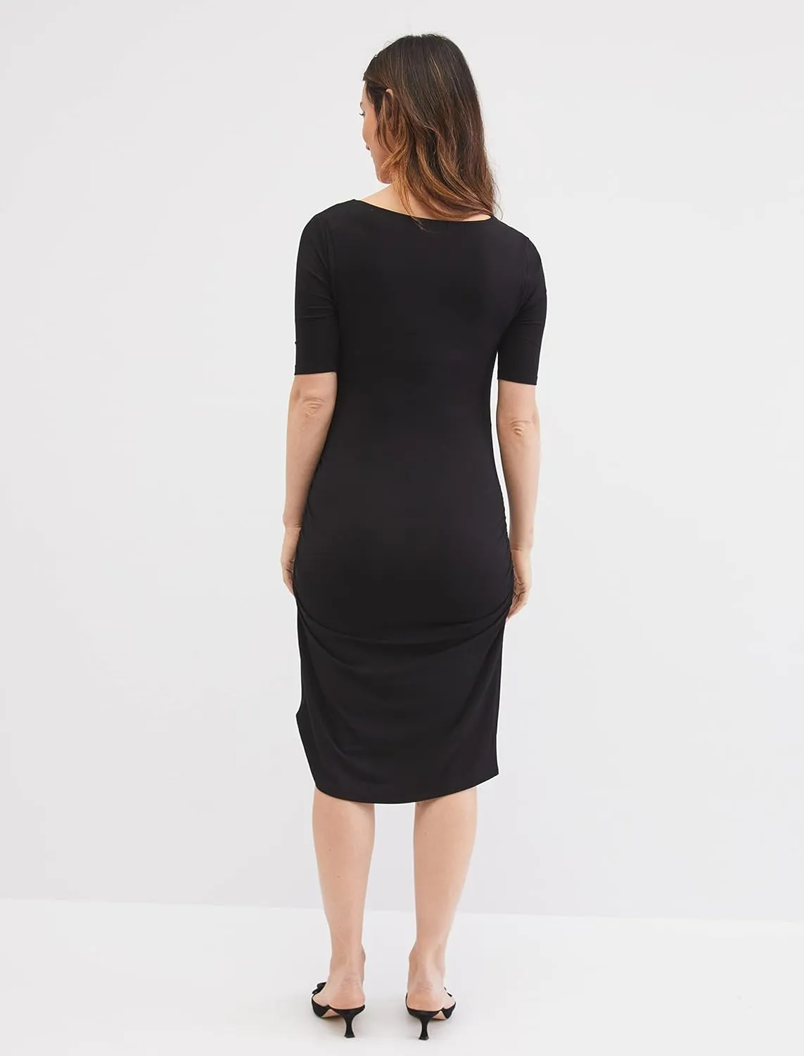 Motherhood Maternity Women's Maternity Bodycon Dress for Casual or Baby Shower