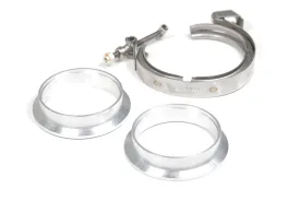 Motion Raceworks 3" Aluminum O-ring V-Band Set w/ Quick Release Clamp