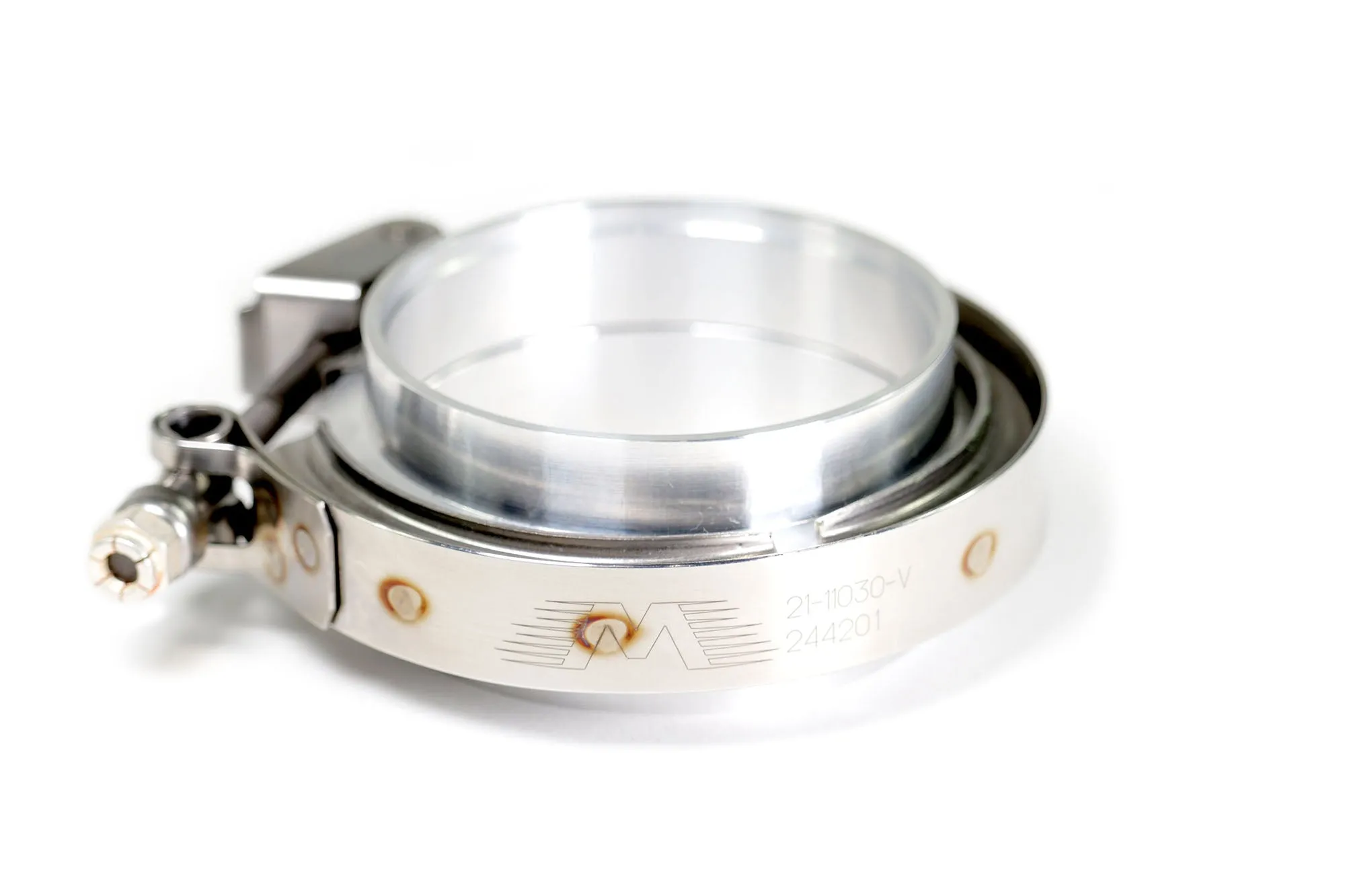 Motion Raceworks 3" Aluminum O-ring V-Band Set w/ Quick Release Clamp
