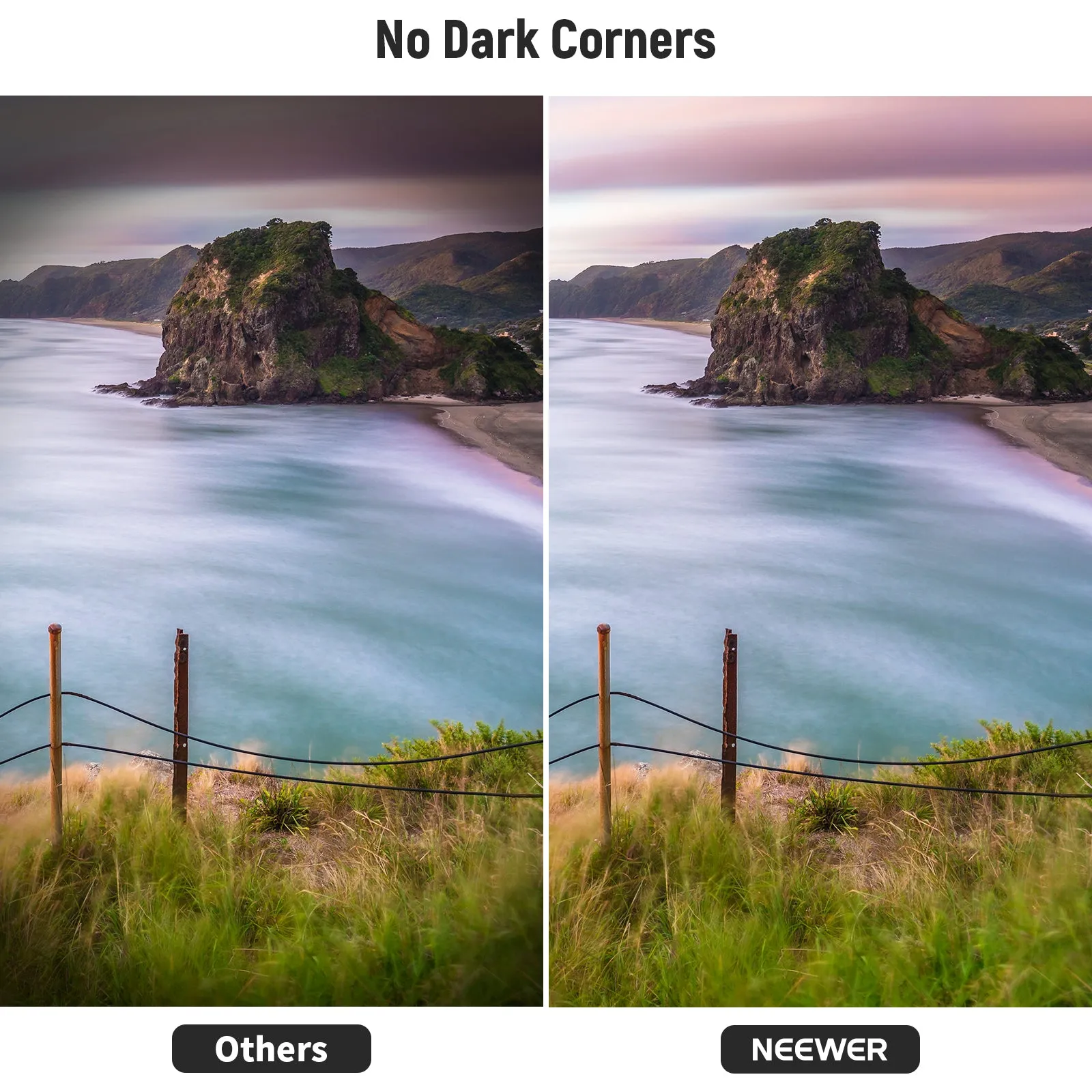 NEEWER 58mm Lens Filter Kit Compatible with GoPro Hero 8 7 6 5