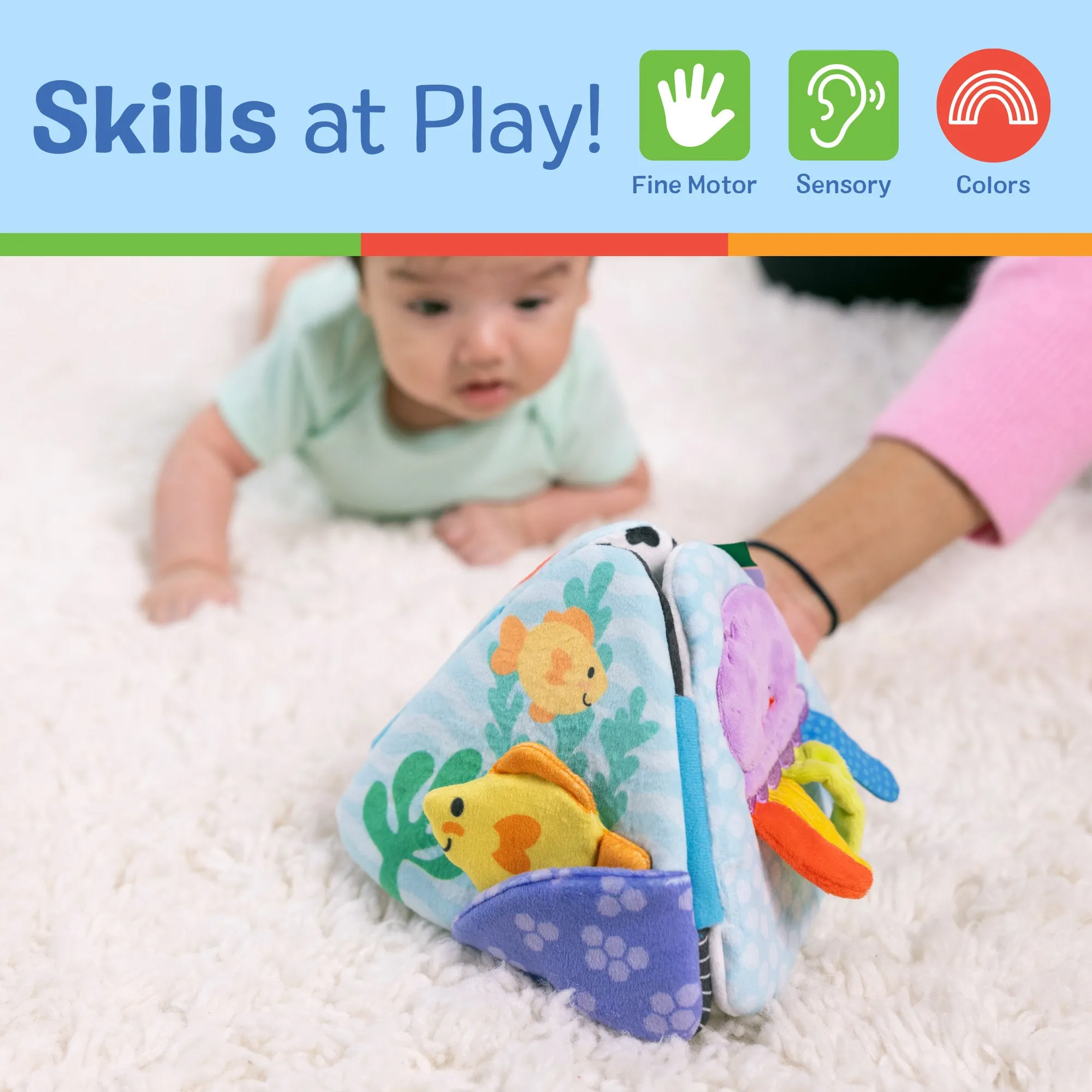 Ocean Tummy Time Triangle Baby Toy