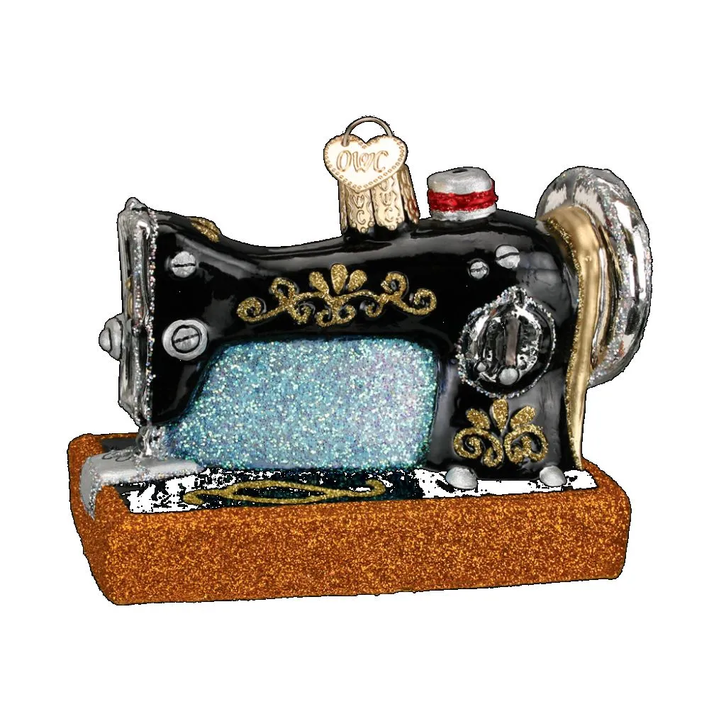Old World Christmas Sewing Machine Ornament