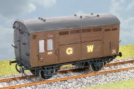 Parkside Dundas O Gauge PS105 GWR Horse Box Wagon Kit w/Wheels