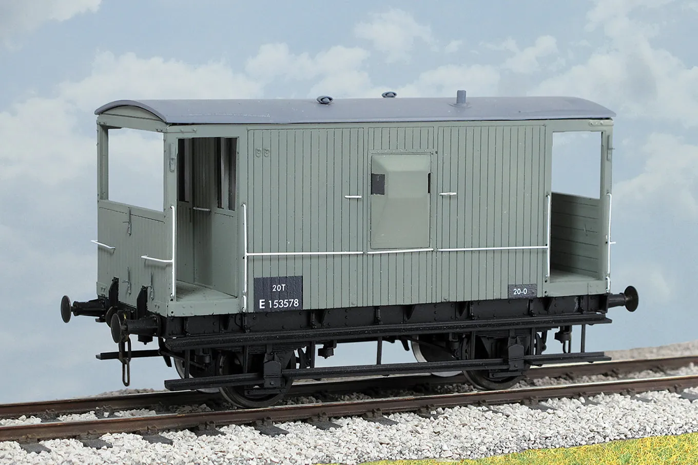 Parkside Dundas O Gauge PS113 LNER 20 ton Goods Brake Van Toad 'E' Wagon Kit w/Wheels
