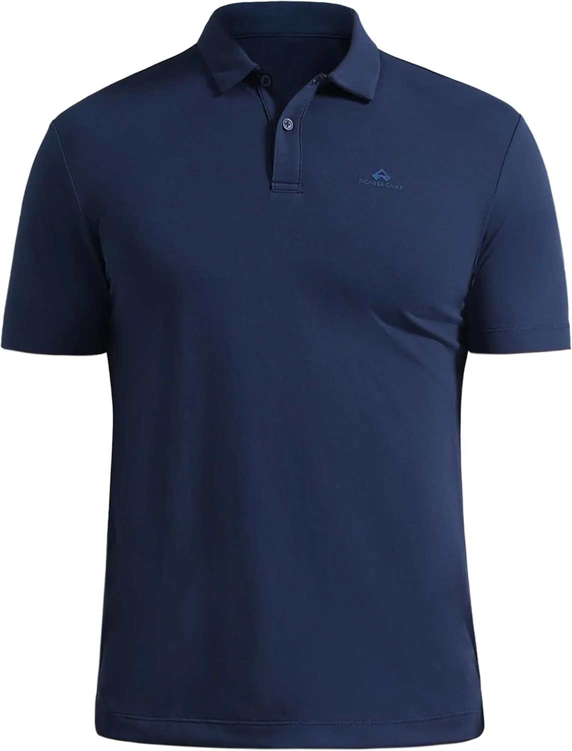 Pioneer Camp Men's Golf Shirt UPF 50  Quick Dry Polo Shirts Short Sleeve Moisture Wicking Performance Tees Collar Work Shirts