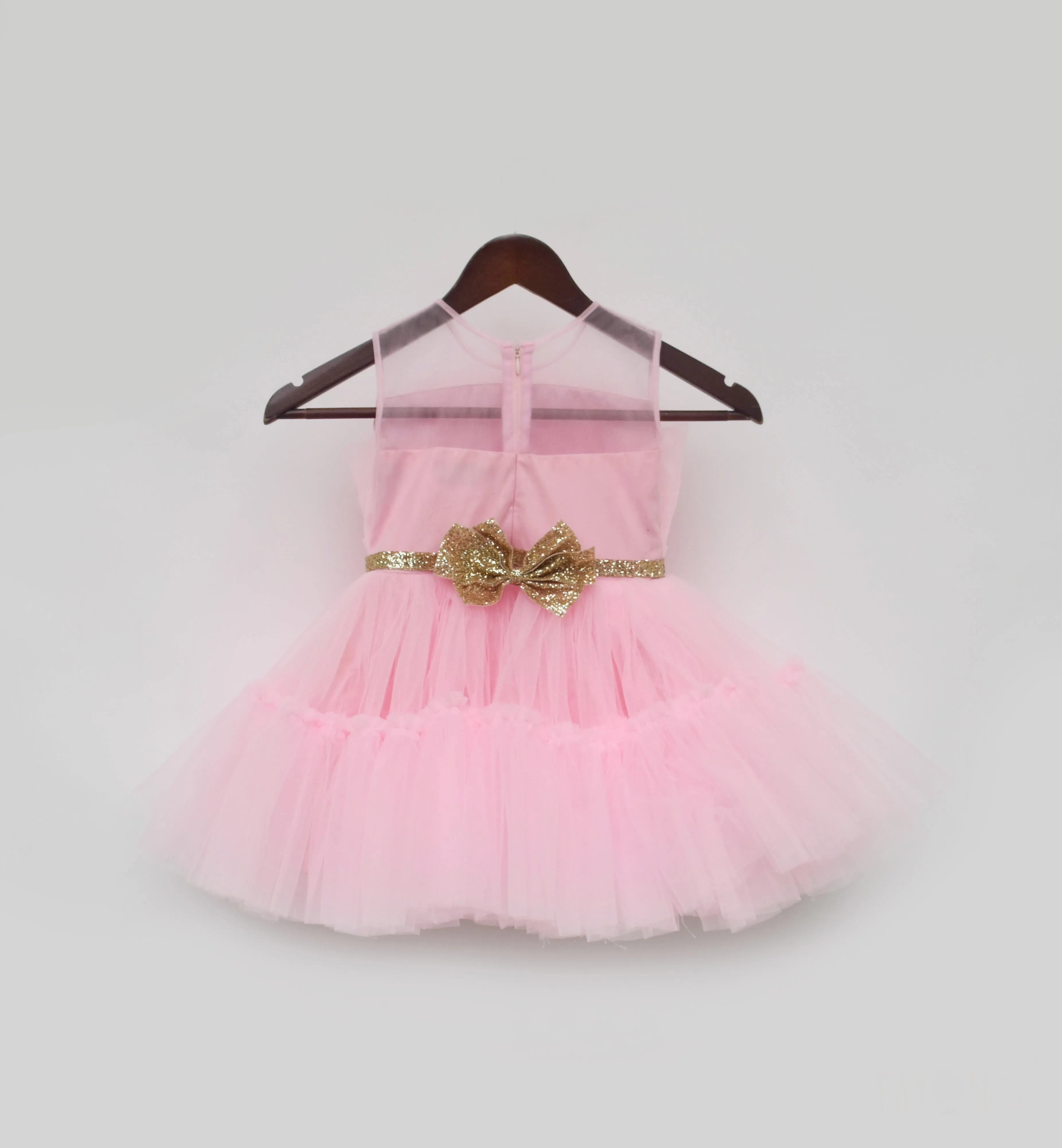Pre Order: Pink Net Frock