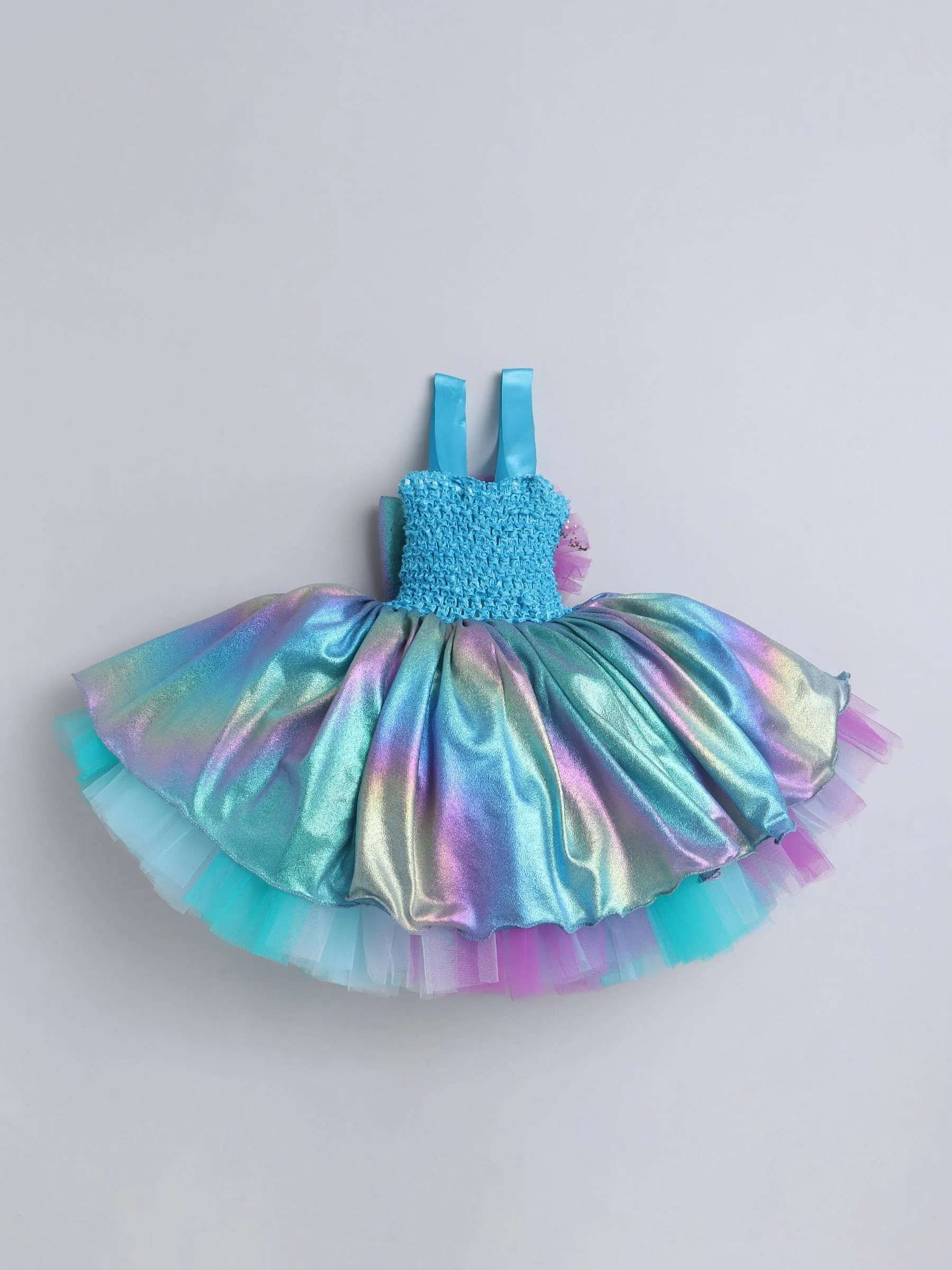 Pre-Order- The Multicoloured Mermaid Shell Gown- Multicoloured