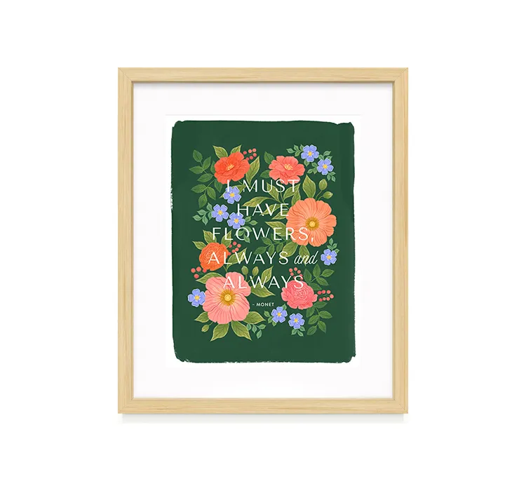 "I Must Have Flowers" Fine Art Print