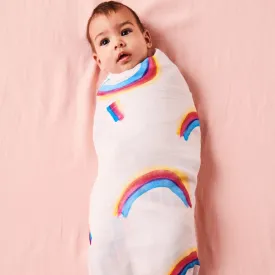 Rainbow Love Bamboo Swaddle One Size