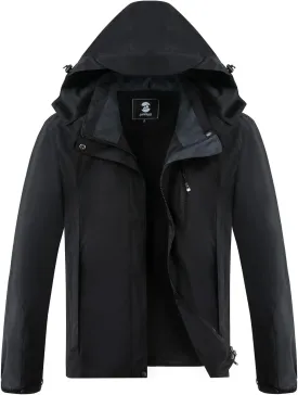 SaphiRose Womens Waterproof Rain jacket Lightweight Active Outdoor Raincoat with Removable Hood