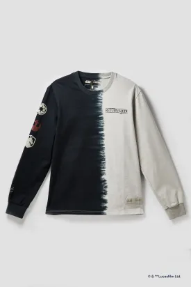 STAR WARS™ | TEAM LIQUID LIGHT VS DARK SPLIT DYE LONGSLEEVE