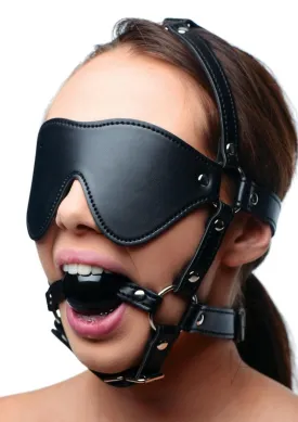 Strict Eye Mask Harness W/ball Gag