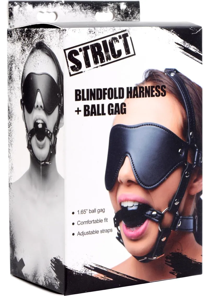 Strict Eye Mask Harness W/ball Gag